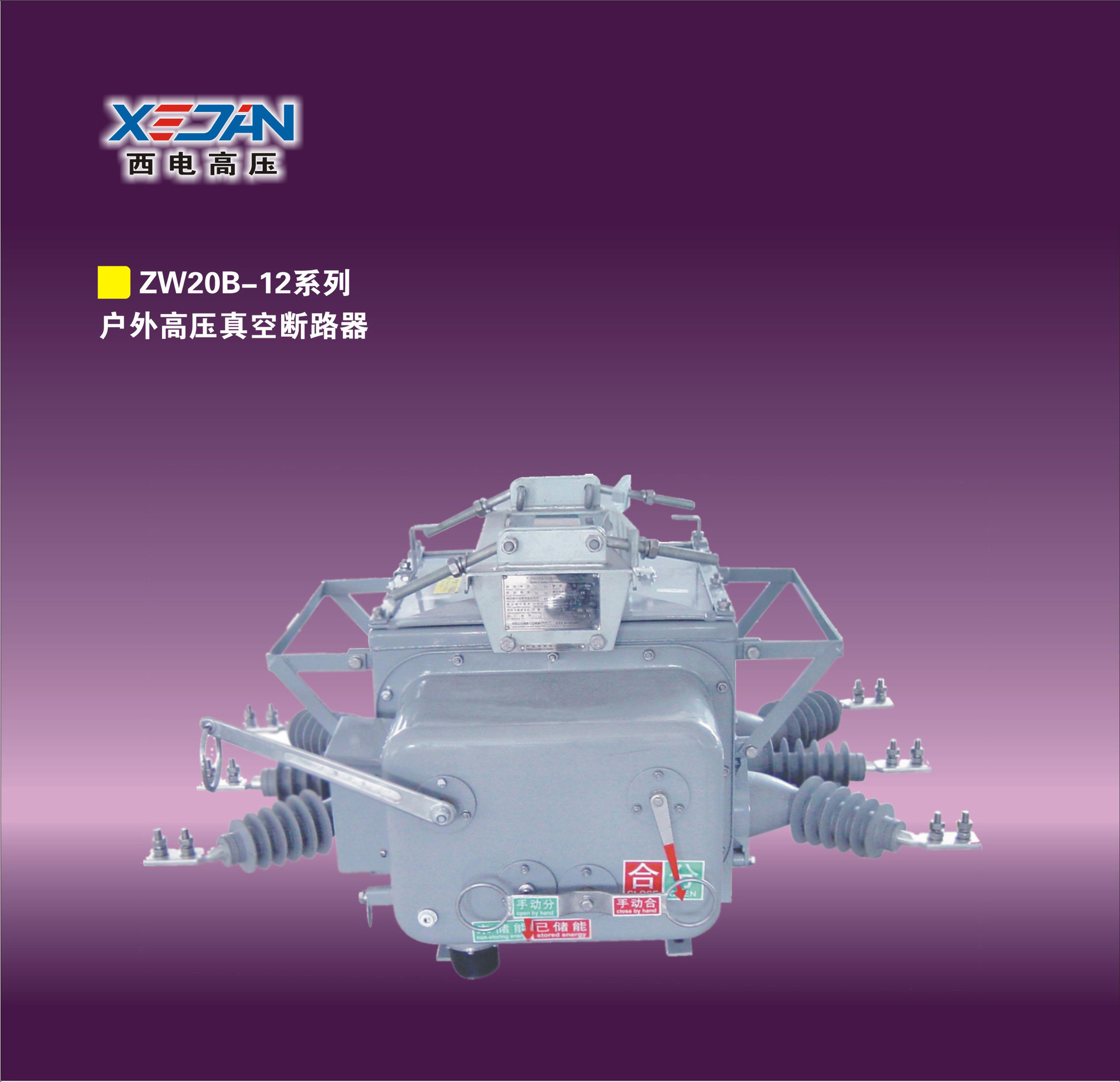 厂家直销 户外高压真空断路器 ZW20-12/630A