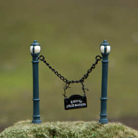 经典卡通日式杂货路灯栅栏园艺苔藓多肉清新花插插件造景公仔