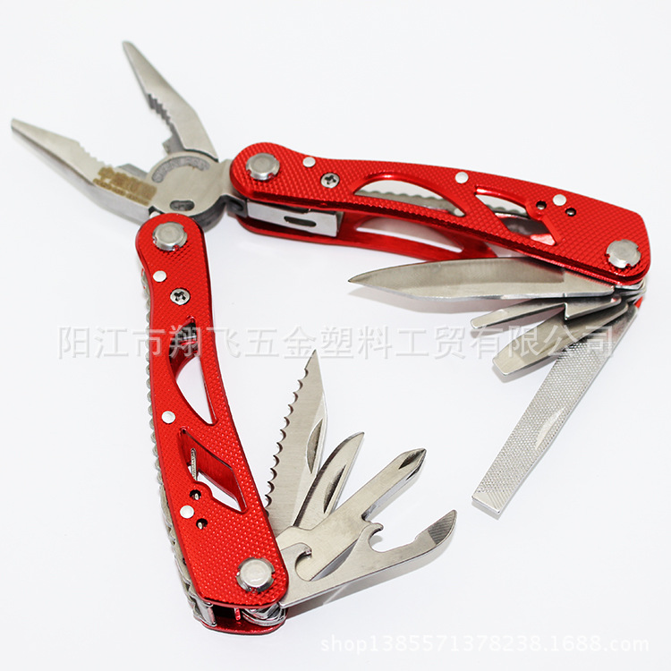 厂家供应 多功能钳子 多功能刀钳 铝手柄钳子 户外折叠工具钳子