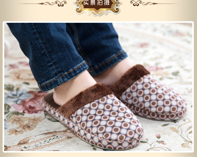 Pantoufles enfants en suède pour hiver - semelle PU - Ref 1018638 Image 12