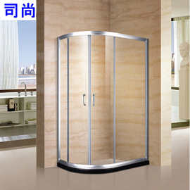 佛山卫浴简易淋浴房厂家 3c钢化玻璃沐浴房酒店工程专用 S7011