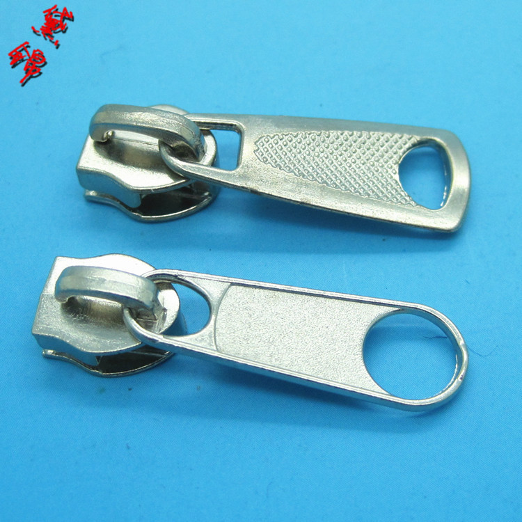 促销 5号拉链头现货 5#尼龙拉链拉头长板头箱包无锁头