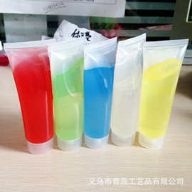 【厂家】创意水晶手工操作、DIY牙膏管状果冻蜡烛