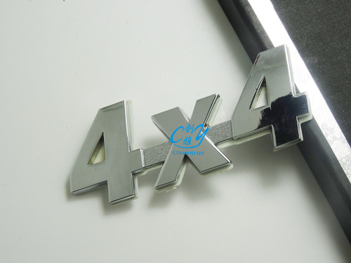 Applicable for 4x4 Off-road Vehicles, 4WD Car Emblems, Car Modification Metal Sticker, Rear Car Decal, 4WD Symbol