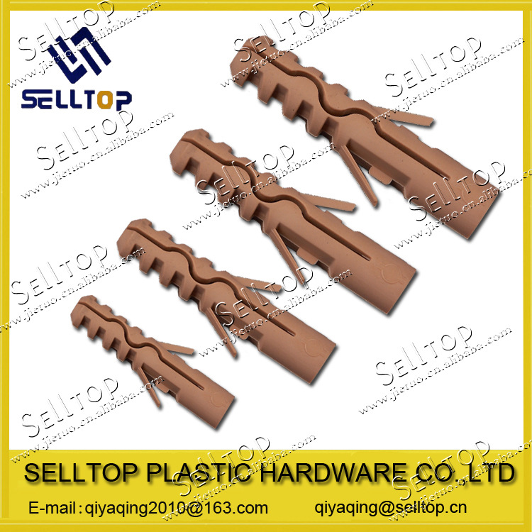 厂家直销 膨胀螺柱 鱼形膨胀螺丝 曲线鱼形膨胀 塑料膨胀螺丝