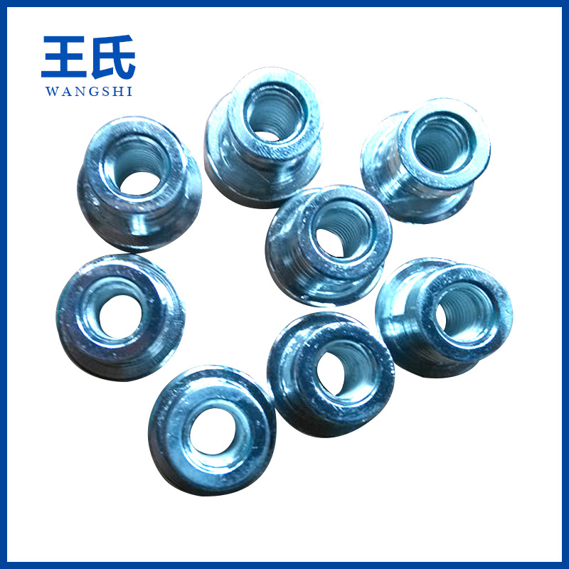 供应推荐 M12圆型非标铁件螺母 五金非标铁件