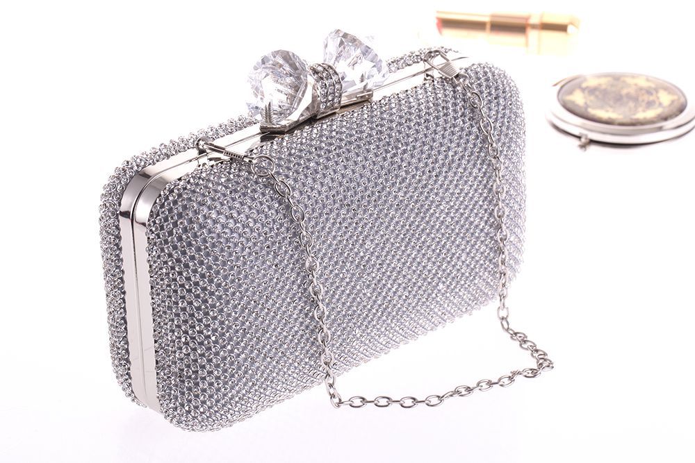 Strass Tasche Damen Tasche Geeignet Für 5,5-zoll-handy Trend Ige Koreanische Frauen Tasche Abend Bankett Tasche Bastel Tasche 1268 display picture 5