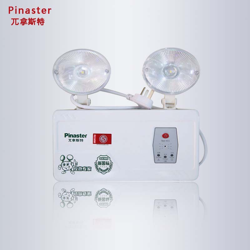 消防应急灯四线强启 π拿斯特/敏华应急照明灯疏散灯双头灯529|ms