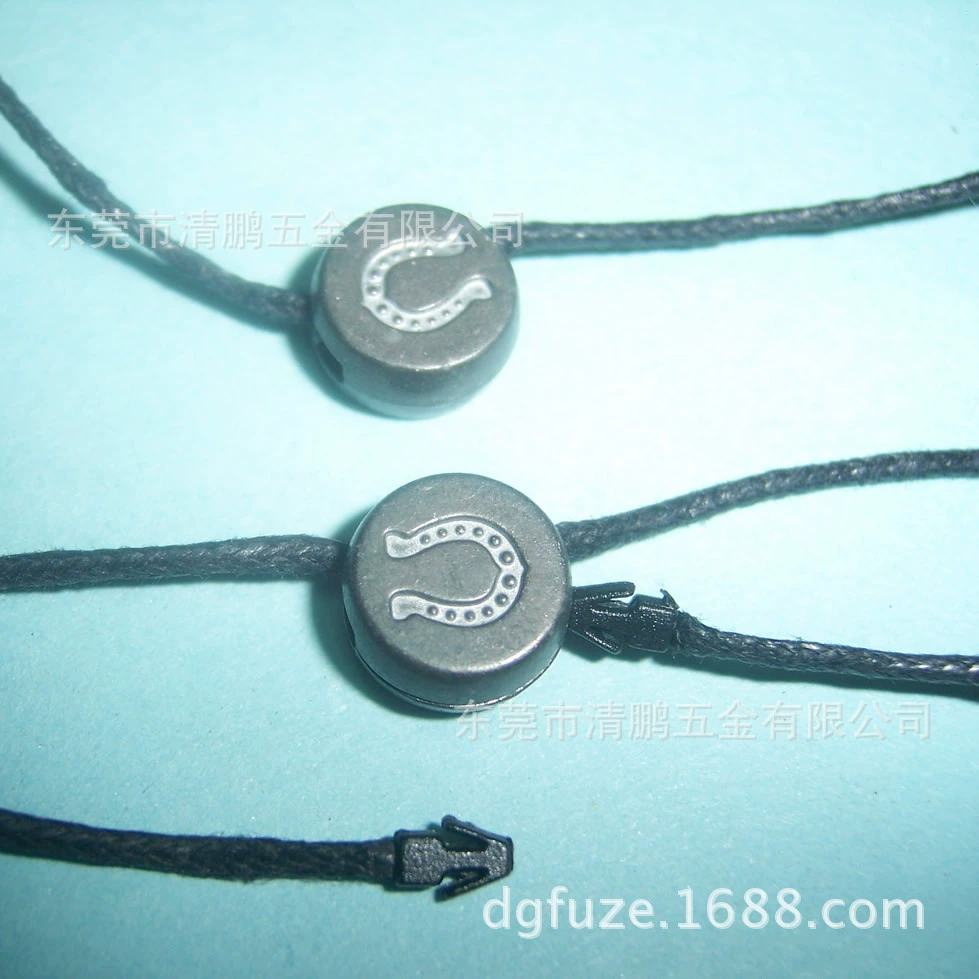 Round metal alloy hanging beads, clothing two-in-one hardware hanging beads, high quality and low price