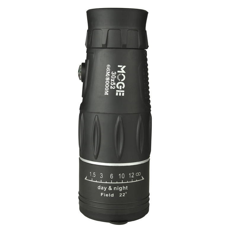 摩哥30x52指南针高倍高清单筒望远镜夜视非红外手持新款1000户外