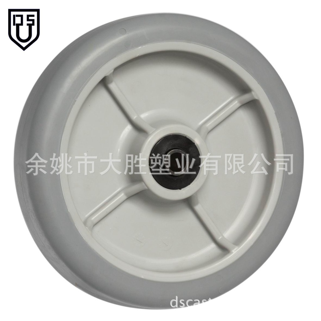 大胜脚轮供应8寸重型人造胶TPR轮子,超静音轮 科顺脚轮 推车轮