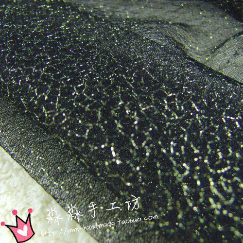 服装清仓布料 黑网眼布金色乱纹柔软乱网纱蕾丝 头纱婚纱造型面料