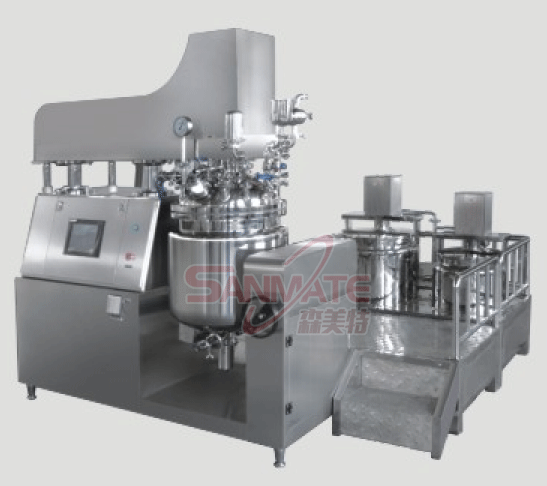 PLC触摸屏控制真空乳化机 乳化机械设备