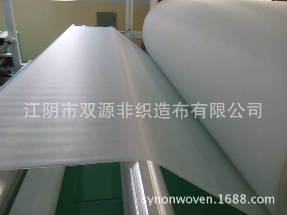 水刺布厂家16年供应本白增白水刺无纺布卷材