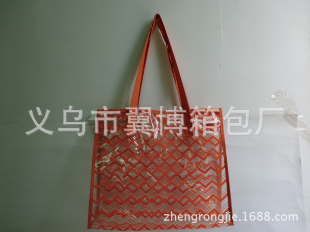 Handheld shopping bag PVC for traveling