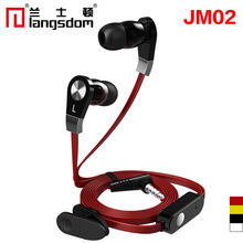 兰士顿JM02立体声有线耳机喇叭带麦入耳式耳机智能手机厂家批发