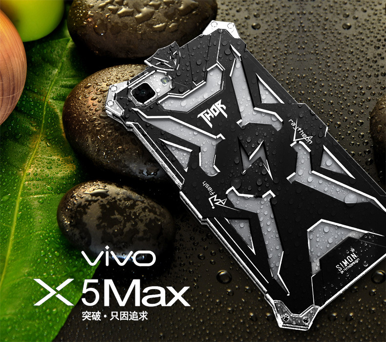 SIMON THOR Aviation Aluminum Alloy Shockproof Armor Metal Case Cover for vivo X5Max S