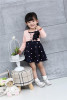 Set, woolen dress, skirt, Korean style, children's clothing, wholesale, flowered, autumn
