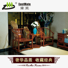 厂家直销 新中式古典实木仿古红木家具 刺猬紫檀休闲椅 DMTX23