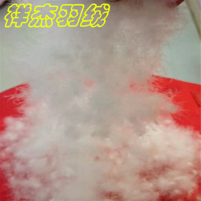 直銷高級潔白精品大朵95%吊吊絨 串串絨 批發白鴨鵝朵朵羽絨原料