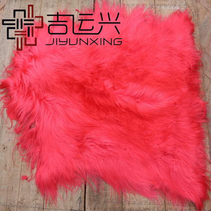 金丝山羊皮整张毛皮厂家直销支持色卡定色|ms