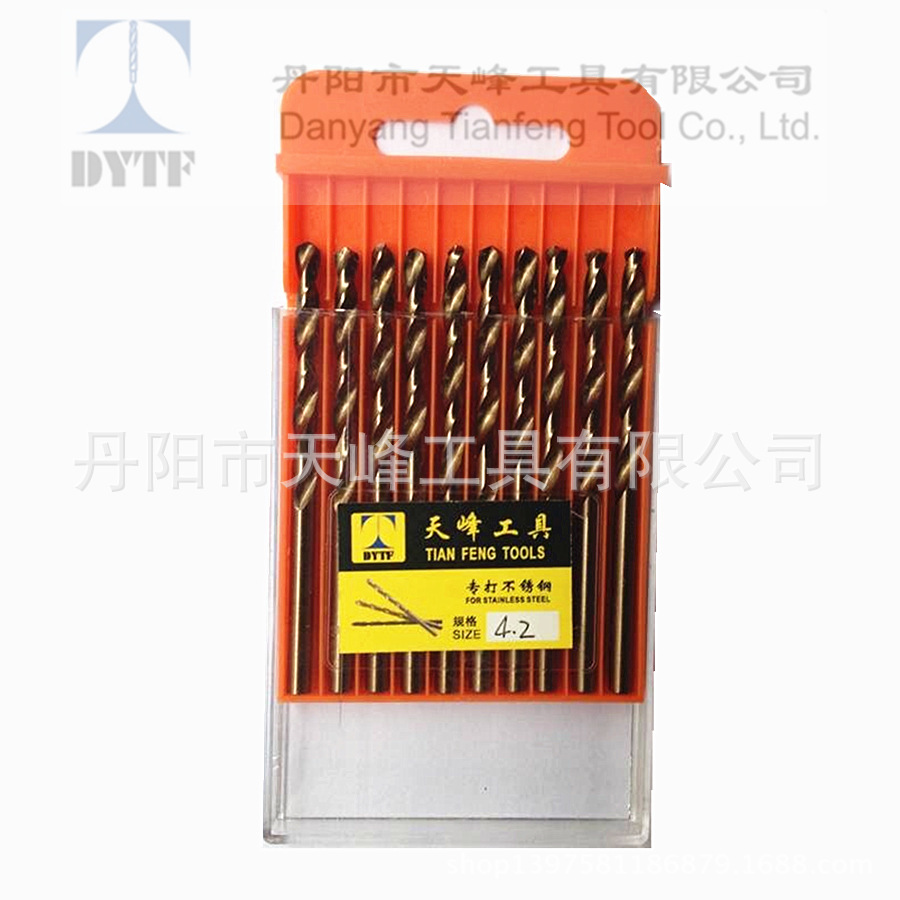 厂家直销 高速钢6542/M2 麻花钻 钻头 抽拉盒包装 5.2mm