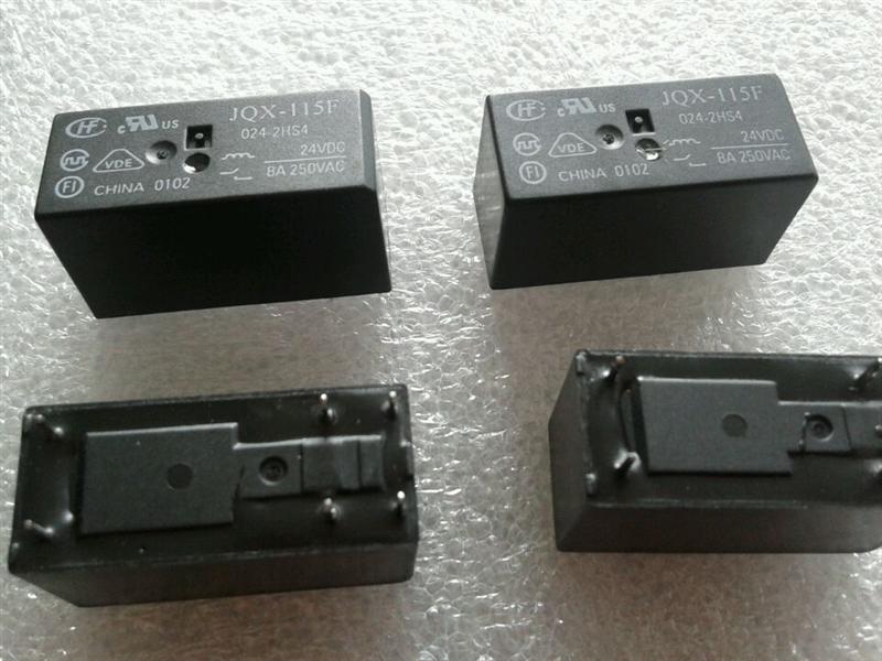 二手 宏发 JQX-115F-I 024-1HSA(610)(555) 115F-1A-6P ，