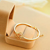 Cute fresh fashionable accessory, hydrolate contains rose, crystal bracelet, women's bracelet, Korean style