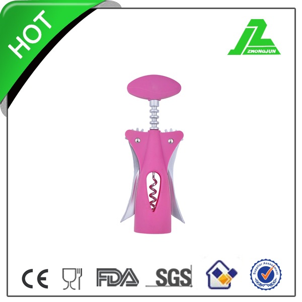 ZJ808 WINE CORKSCREW PINK