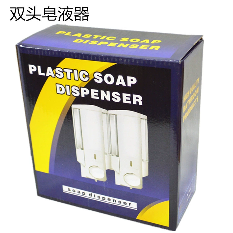 Настенный мыльный жидкостной аппарат креативный один-два-головка бутылка с жидкостью для жидкого молока Отель Отель Ванная комната прозрачная коробка для мыла