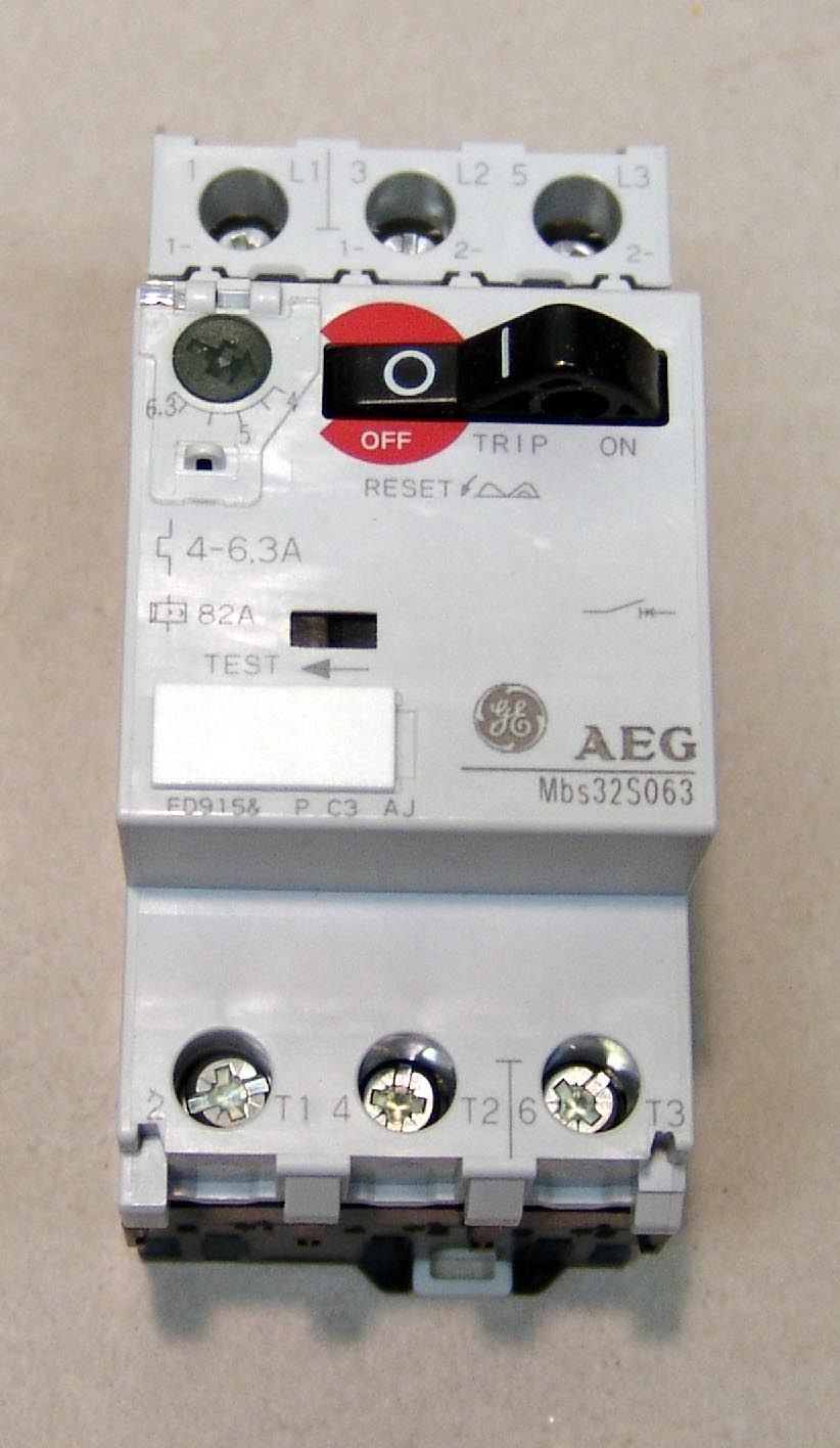 AEG/EG Motorschutzschalter  Mbs32S025/GPS1BSAG 1,6-2,5A