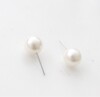 Hair accessory, earrings from pearl, Korean style, wholesale, simple and elegant design