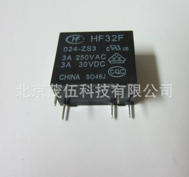 HF32F/024-ZS3 реле Hongfa 24VDC, 1 группа переключения, JZC-32F-024-ZS3