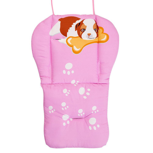Thickened pure cotton stroller seat cushion, dining chair pad, baby carriage cotton cushion, pushchair rainbow mat, factory direct supply