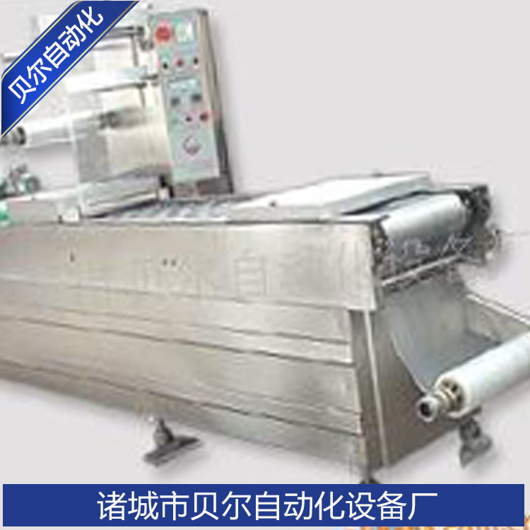 全自动肉制品真空包装机，拉伸膜包装机，得利斯烤肠真空包装设备