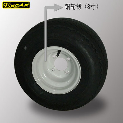 excellent Electric vehicle Wheel hub 8 inch tyre steel wheel Steel ring factory Direct selling Foreign trade Source of goods