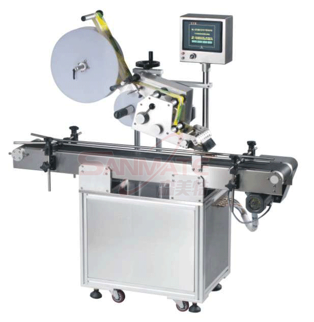 打火机贴标机 卡片纸张平面贴标机 纸盒贴标机