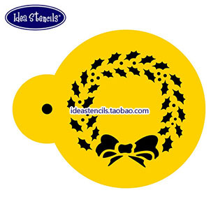 [Cookies Stencils] торт спрей цветочный