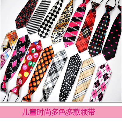 厂家生产批发多款儿童领带 韩版小领带 嵊州现货