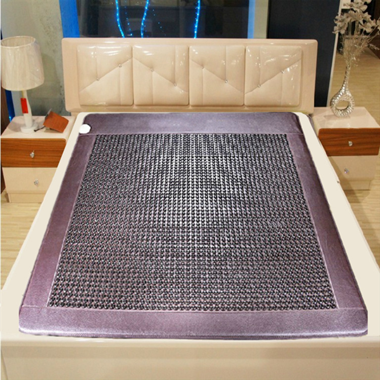 Manufactor wholesale jade mattress carbon fibre heating Dual temperature Double control MATTRESS Diamond Four seasons available Tatami mat