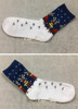 2015 Christmas socks Mid -tube adult couple socks all cotton flower Taobao gift cartoon manufacturers