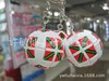 Football keychain, European style, 3.8cm, Birthday gift, wholesale