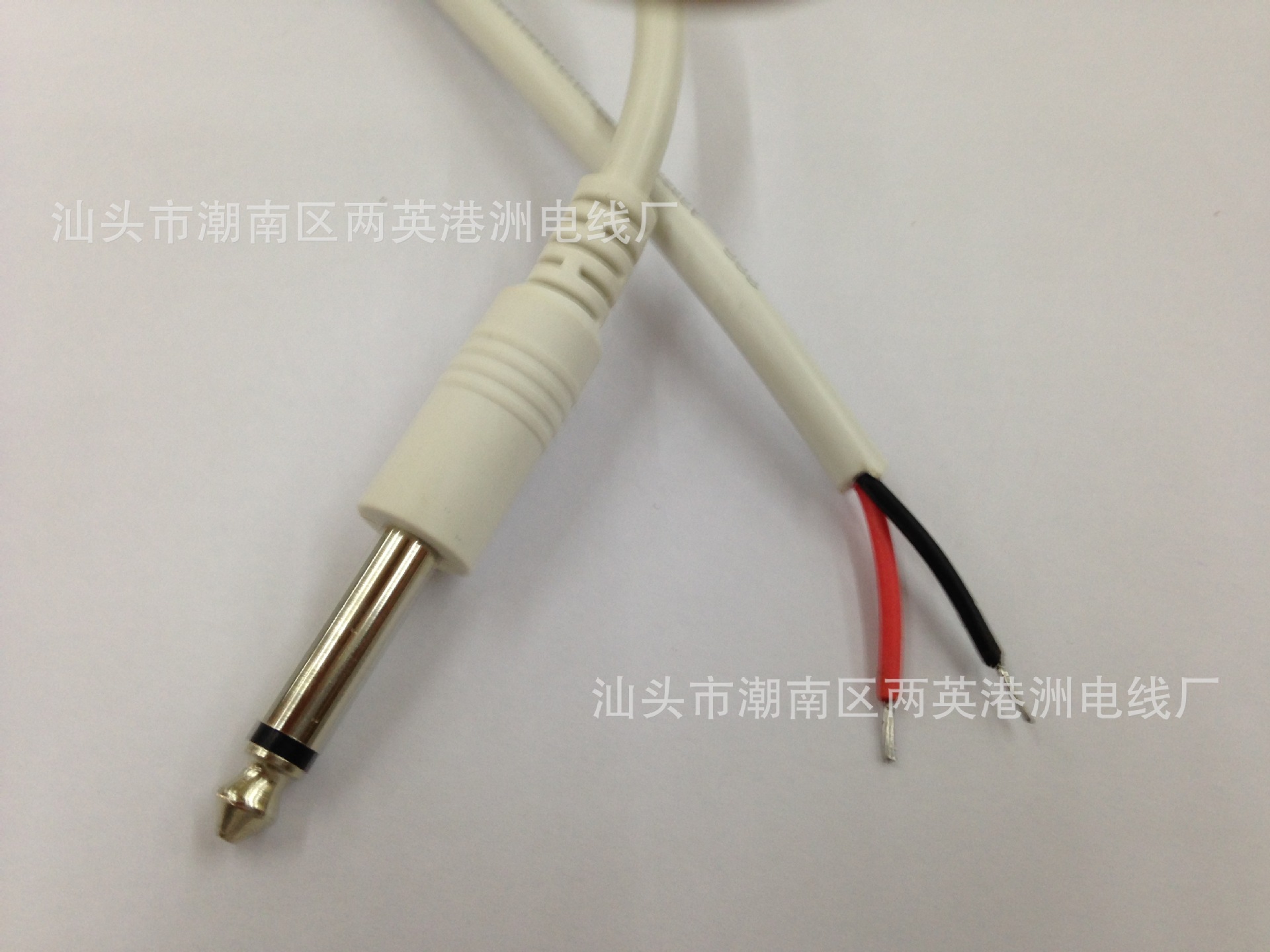 6.35单声插头线 离子头音频线 麦克风话筒线 DC视频适配连接线