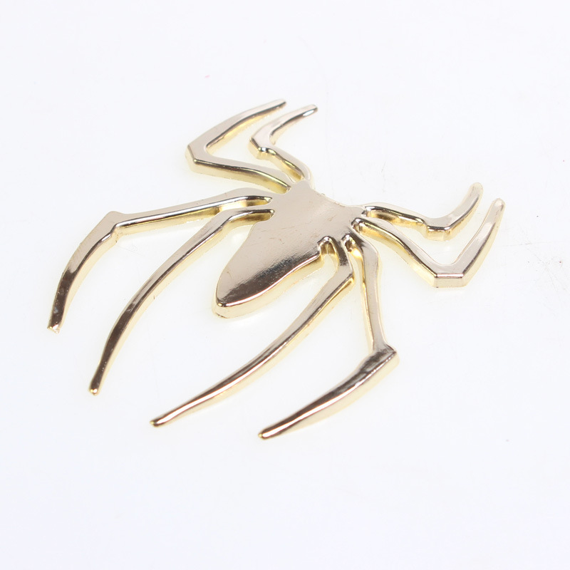 汽車改裝標(biāo)金屬蜘蛛車貼實(shí)心金屬蜘蛛貼3D汽車金屬車貼 R199-21