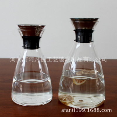 丹麦solo加厚三角冷水壶玻璃 耐热凉水壶 耐高温凉水杯果汁壶|ru