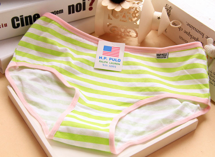 Slip jeunesse rayures A001 en coton - Ref 653008 Image 24