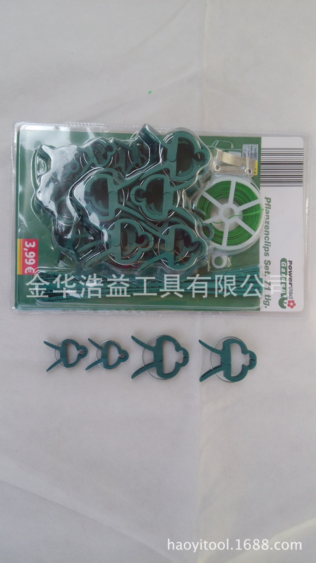 扎线、园林夹、园林扎线、花园扎带、扎线组套、园林工具、卡扣