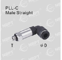 供应快速接头元件，塑料长直角接头PLL-C