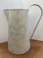 防漏复古做旧白铁皮园艺种植家居装饰插画水壶把式铁桶厂家批发