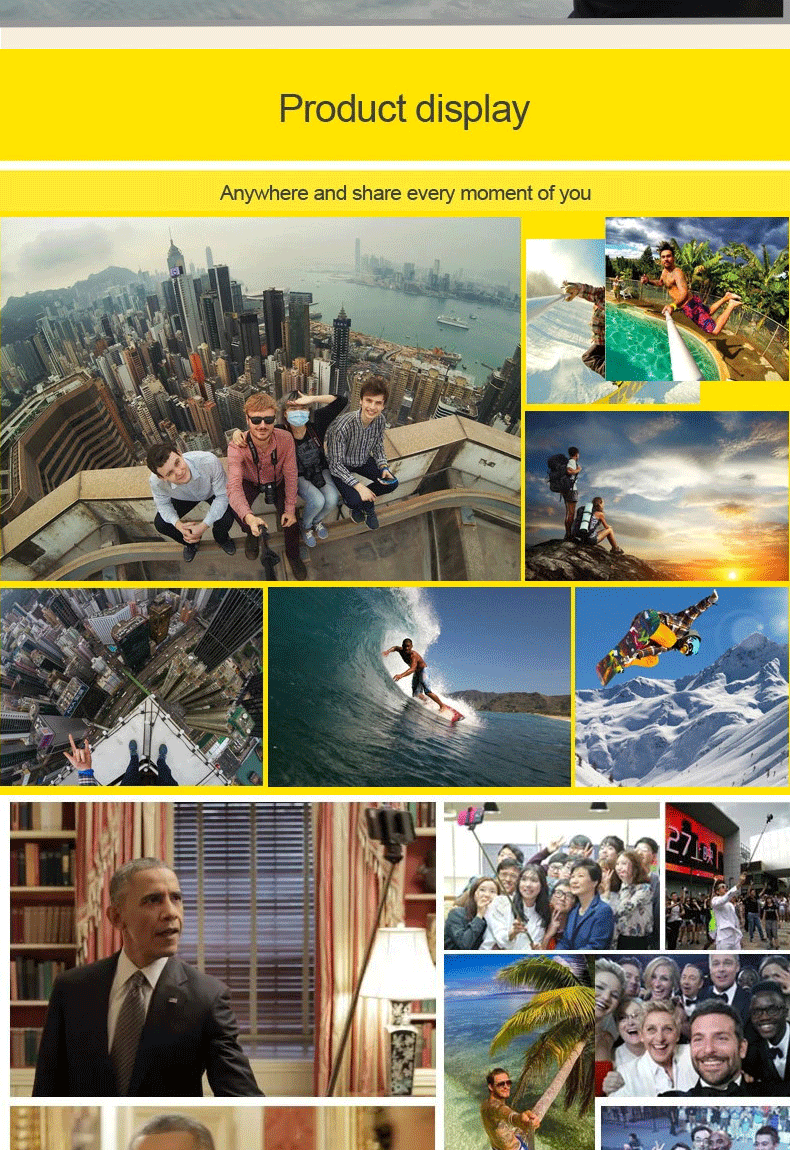 Perche selfie en Alliage d aluminium - Ref 3386668 Image 37